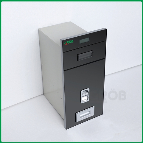 Thùng gạo mặt gương điện tử Grob RBE-300B