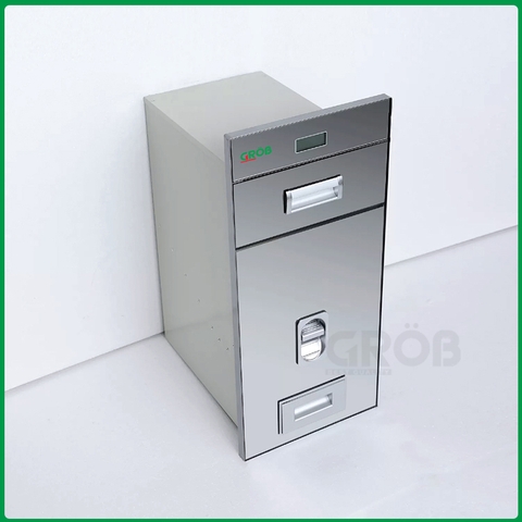 Thùng gạo mặt gương điện tử Grob RBE-300B
