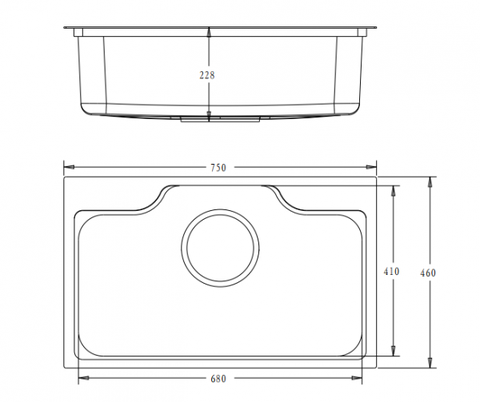 CHẬU RỬA KEEPER – CR02 – 7546BL