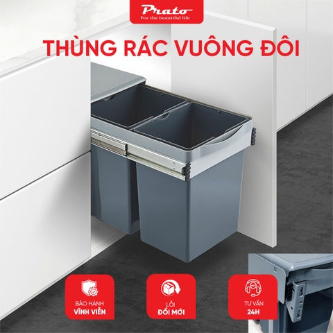 Thùng rác tủ bếp Prato PT-TR300