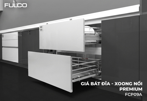 Giá bát đĩa - xoong nồi tủ dưới PREMIUM Fulco FCP09A