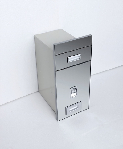 Thùng gạo nhấn mặt gương bạc Sevilla SV B3