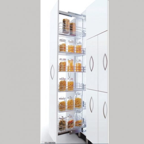 Tủ kho inox 304 mạ crom 4 tầng cánh rút Eurogold EKR11440