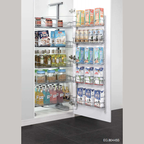 Tủ kho inox mạ Crom 4 tầng cánh mở Eurogold EKG11445