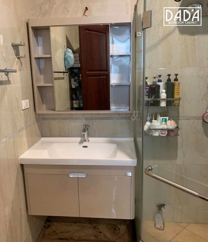 Bộ Tủ Gương Phòng Tắm, Tủ Lavabo Đẹp, Tủ Lavabo Phòng Tắm A 8622