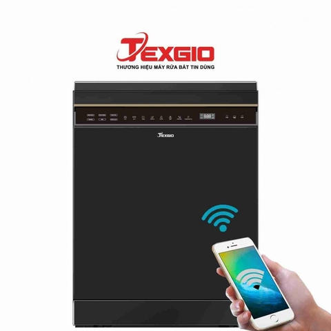 Máy rửa bát Texgio Dishwasher TGDH795B Smart+ - Máy rửa chén bát 16 bộ, Sấy khí nóng