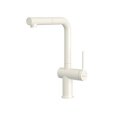 Vòi rửa bát dây rút Konox Stream Smart Nude