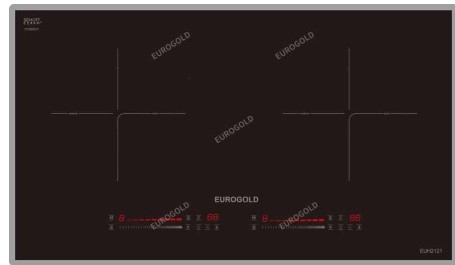 Bếp Từ 2 Vùng Nấu Cảm Ứng Điện Từ EUH2121 Eurogold