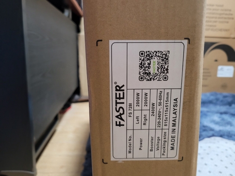Bếp từ đôi Faster FS-728I ( Malaysia) | Phím ẩn cao cấp
