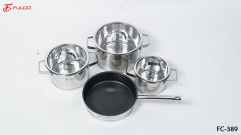 BỘ NỒI INOX CAO CẤP FULCO FC389