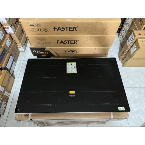 Bếp từ đôi Faster 636i | Inverter thông minh | Sôi liu riu | Viền bo kim loại | Bảo hành chính hãng 3 năm