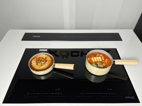 Bếp 2 từ Kocher DI 338 Pro | Tặng máy hút mùi 350D