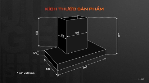Máy hút mùi Junger H-90