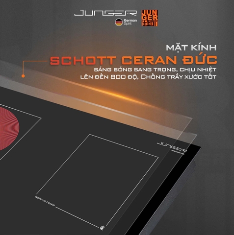 Bếp từ hồng ngoại Junger MTD-18