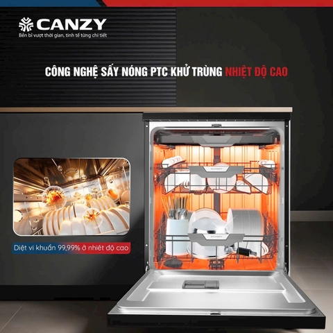 Máy Rửa Bát Canzy DGA15EU JUMBO chính hãng