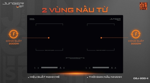 Bếp từ đôi Junger CEJ-200-II