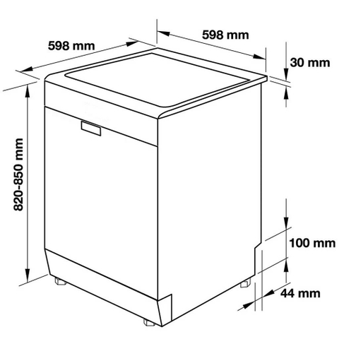 Máy rửa bát Eurosun SMS80EU16E