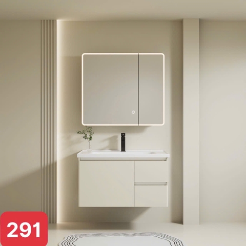 Bộ Tủ Gương Phòng Tắm, Tủ Lavabo Đẹp, Tủ Lavabo Phòng Tắm SUS 291