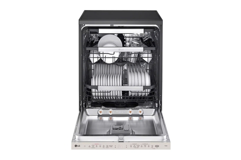 Máy rửa bát LG Quadwash TrueSteam™ màu Be LDT14BGA3