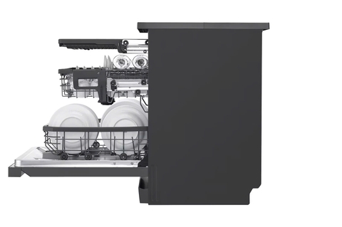 Máy rửa bát LG Quadwash TrueSteam™ màu đen LDT14BLA4