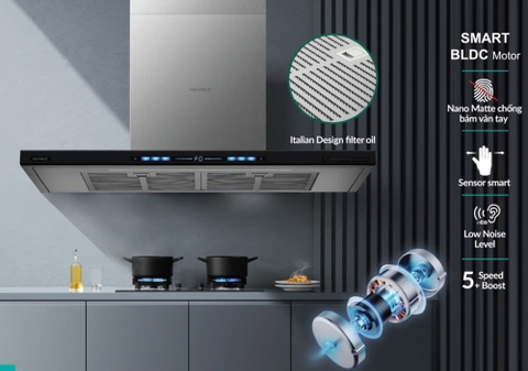 Máy Hút Mùi GRANDX GX H90T78B