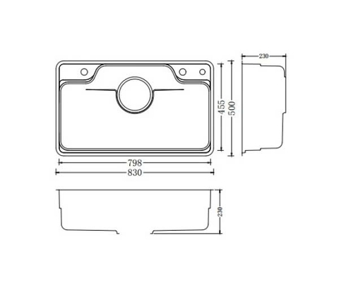 Chậu rửa bát NoBiNox NL792D