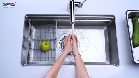 Chậu rửa bát NoBiNox NJ562D