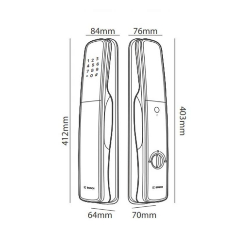 Khóa cửa thông minh Bosch EL800VX