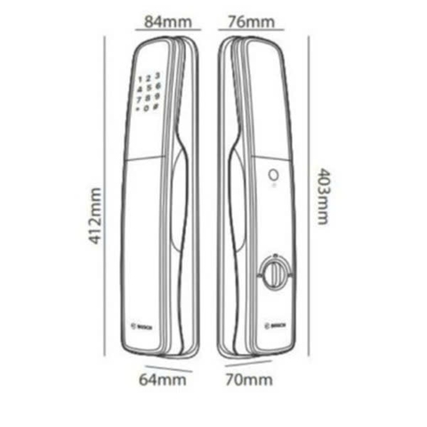 Khóa cửa thông minh Bosch EL800X