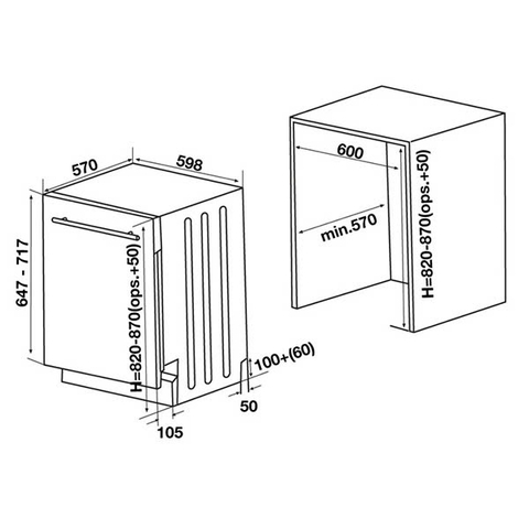 Máy Rửa Chén HDW-FI60D Hafele 533.23.320