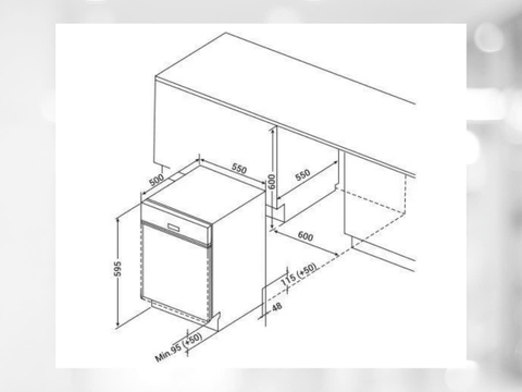Máy rửa bát Fandi FD-SMS08EU60BUV