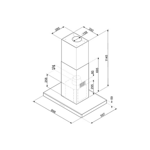 Máy hút mùi Hafele KI90XE 536.84.628