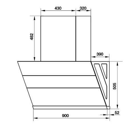 Máy hút mùi Hafele HC-H902WC 538.81.742