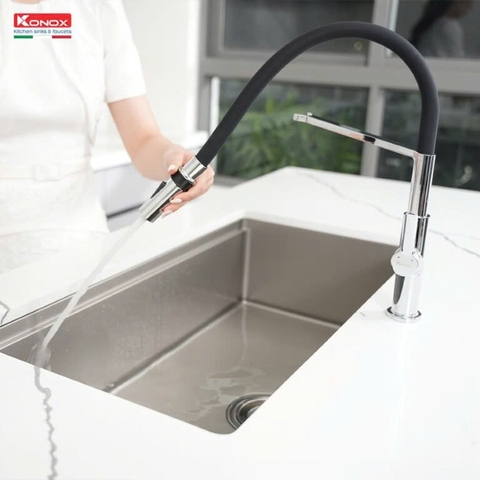 Vòi rửa bát Konox Tema Chrome