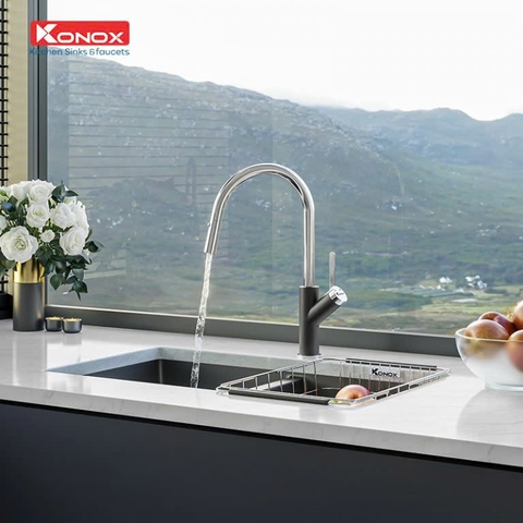 Vòi rửa bát Konox Ponte Black