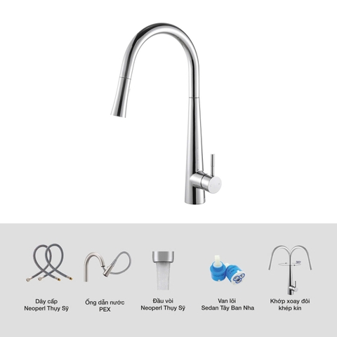 Vòi rửa bát Kluger  KLF0009C