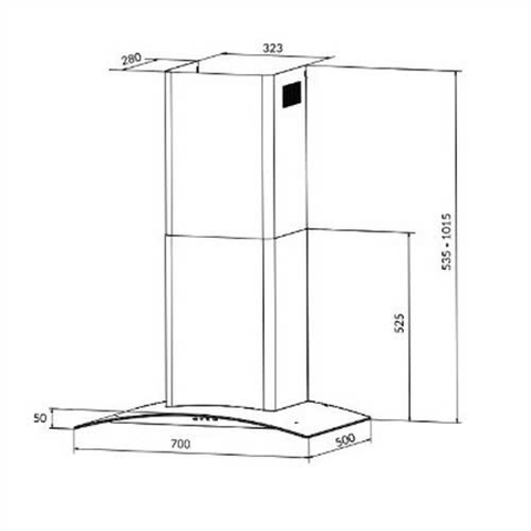 Máy hút mùi EUROSUN EH-70K26S