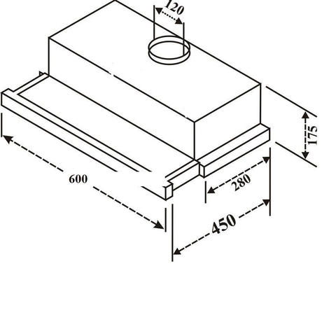 Máy Hút Mùi KAFF KF-TL60SB New