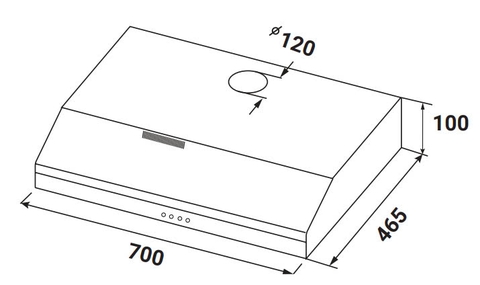 Máy Hút Mùi KAFF KF-S70HD