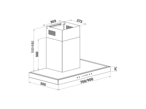 MÁY HÚT MÙI FANDI FD-SHPR70/90