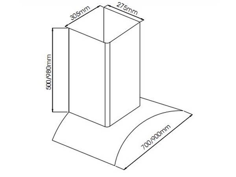 MÁY HÚT MÙI FANDI FD-3388C1-70/90