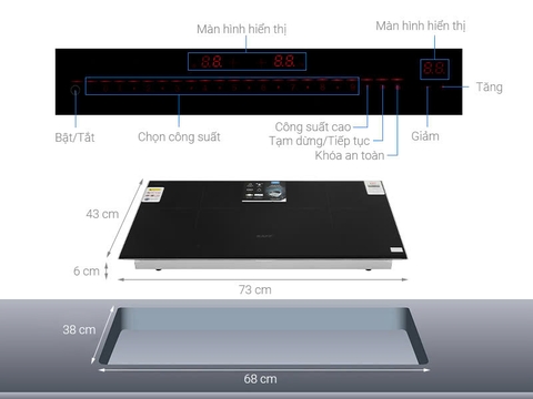Bếp Từ KAFF KF-HID7348II