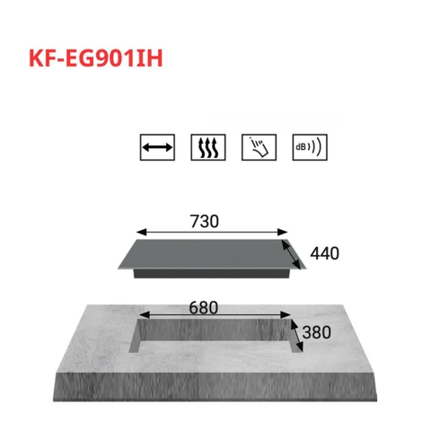 Bếp Từ KAFF KF EG901IH
