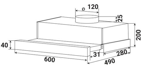 Máy Hút Mùi KAFF KF TL1008B