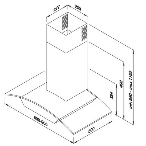 Máy hút khói Malloca SIGMA-K820T
