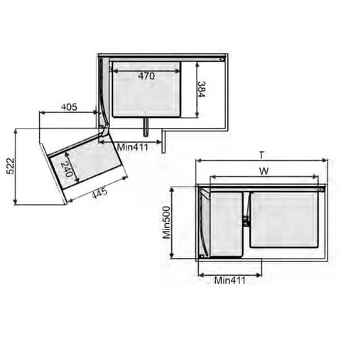 Giá Góc Liên Hoàn INOX 304 Nan Oval EPV102 (ELO102R) (phải) Eurogold