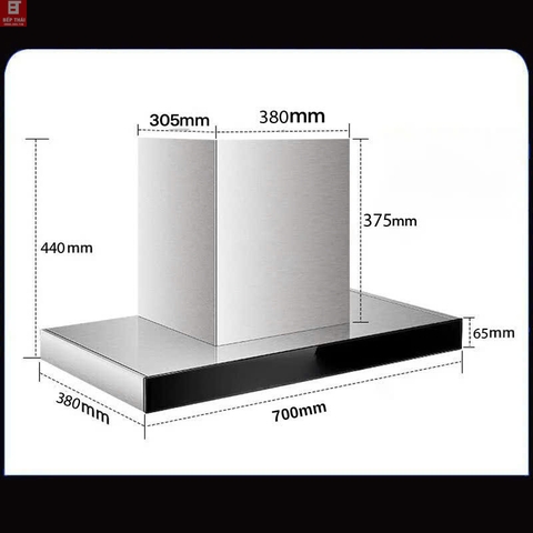 Máy hút mùi Fudeer T8 700BT