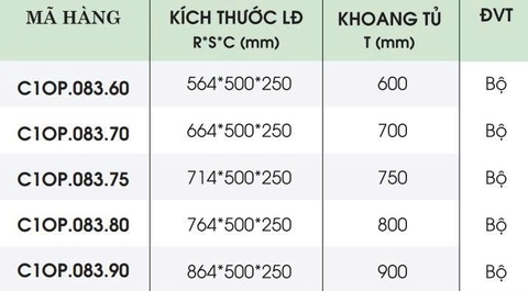 Kệ đựng bát đĩa đa năng nan oval hợp kim phủ nano Grob C1OP.083.75