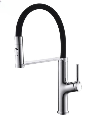 Vòi rút thân chóp màu đen inox 304 GROB GFS304.01