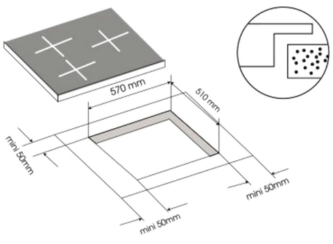 Bếp 3 từ Grob TL3A-7343SCA